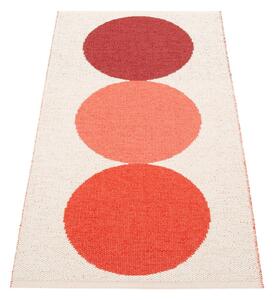 Červeno-krémový vnitřní a venkovní koberec 70x140 cm Otto Berry – Pappelina