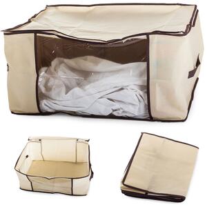 Arte Regal Textilní úložný box na uschování oblečení a ložního prádla, KIPIT, 60x45x30