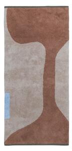 Pratelný bavlněný běhoun v cihlové a béžové barvě 70x150 cm Figura – Mette Ditmer Denmark