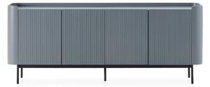 Šedomodrá komoda 200x80x40 cm Willa – MOME