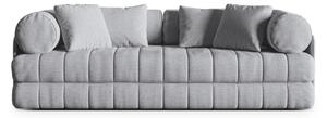 Světle šedá rozkládací pohovka z textilie bouclé 206 cm Kemi – Cosmopolitan Design