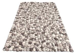 Designový koberec Jayda 200x120 šedá plsť