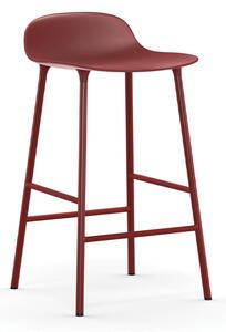 Normann Copenhagen designové barové židle Form Barstool Steel (65 cm)
