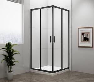 Sprchový kout čtverec 80x80 cm Polysan Easy Black EL5215B