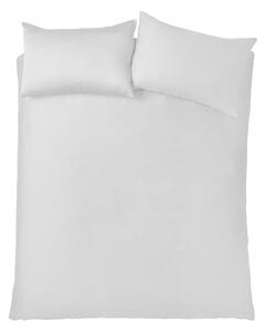Bílé povlečení na dvoulůžko/prodloužené z bavlněného saténu 230x220 cm Cotton Sateen – Bianca