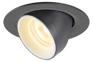 LA 1005838 NUMINOS® GIMBLE XS zápustné stropní svítidlo černé/bílé 3000 K 55° - BIG WHITE (SLV)