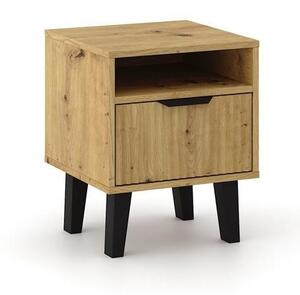 Noční stolek Sacar 1 (dub artisan). Akce -20%