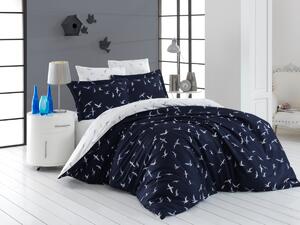 Prodloužené povlečení Satén 140x220, 70x90cm Liberta blue