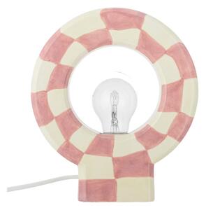 Růžová stolní lampa (výška 23,5 cm) Vialini – Bloomingville