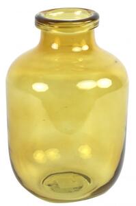 Skleněná váza Mikaela 22,5x16 cm, medová