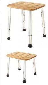SAPHO - Koupelnová stolička, bambus (AE865)