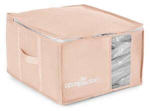 Vakuový plastový úložný box na oblečení 42x40x25 cm Pink Edition – Compactor