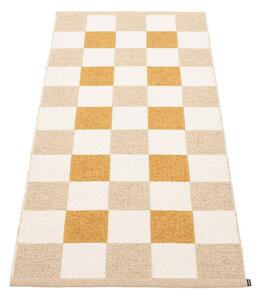Okrově žluto-béžový vnitřní a venkovní běhoun 70x160 cm Pix Vanilla Ochre – Pappelina