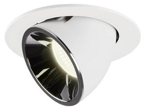 LA 1006022 NUMINOS® GIMBLE L zápustné stropní svítidlo bílé/chrom 4000 K 20° - BIG WHITE (SLV)