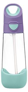Láhev na pití s brčkem, 450ml, b.box, lilac pop