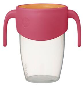 Netekoucí učicí hrneček 360°, 250ml, b.box, růžovo/oranžový