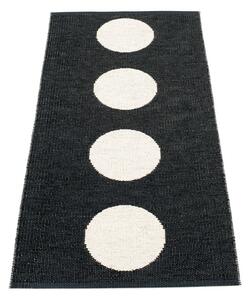 Černo-bílý vnitřní a venkovní běhoun 70x150 cm Vera Black – Pappelina