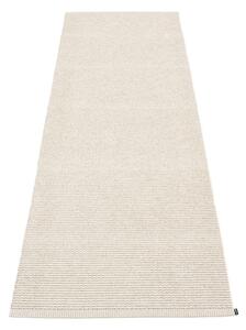 Krémový vnitřní a venkovní běhoun 70x200 cm Mono Linen Vanilla – Pappelina