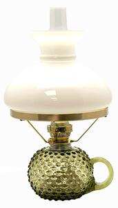Floriánova huť Petrolejová lampa Ema - lesní zelená - komplet 3