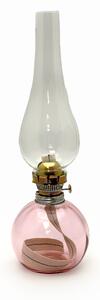 Floriánova huť Petrolejová lampa Basic - růžová