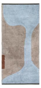 Bavlněný pratelný běhoun ve světle modré a béžové barvě 70x150 cm Figura – Mette Ditmer Denmark