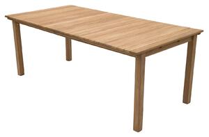 Zahradní pevný stůl obdelník JOHNSON 200x100 cm (teak)