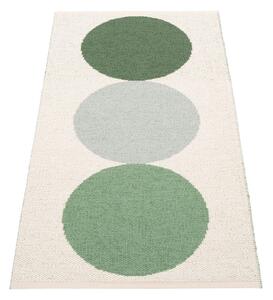 Zeleno-krémový vnitřní a venkovní koberec 70x140 cm Otto Herb – Pappelina