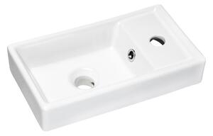 COMAD UM-VEDEA 40 - Umyvadlo na desku VEDEA 40x22 cm keramika/lesklá bílá