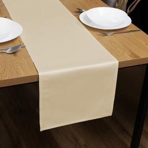 Biante Saténový běhoun na stůl polyesterový Satén LUX-054 Latte 20x120 cm