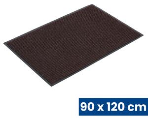 Odolná vstupní kobercová rohož s PVC, 90 x 120 cm, hnědá