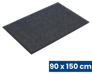 Odolná vstupní kobercová rohož s PVC, 90 x 150 cm, šedá