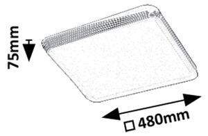 Rabalux 71166 - LED Stropní svítidlo DRUZOR LED/40W/230V 3000K
