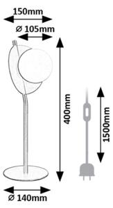 Rabalux 74221 - Stolní lampa JULES 1xG9/5W/230V
