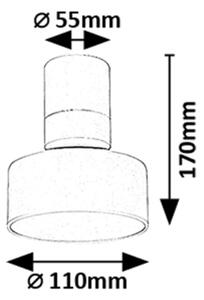 Rabalux 71326 - LED Stropní svítidlo OVIDIA LED/10W/230V 3000K bílá