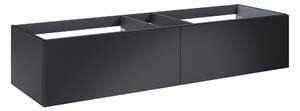 Elita Look Slim skříňka 160x44.9x31.8 cm pod umyvadlo závěsná černá RE081604027160