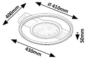 Rabalux 71377 - LED Stropní svítidlo ARANIS LED/50W/230V 3000K