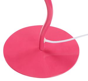 Kovová stolní lampa růžová ALWERO