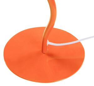 Kovová stolní lampa oranžová ALWERO