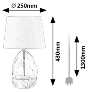Rabalux 74227 - Stolní lampa APOLONIA 1xE27/40W/230V bílá