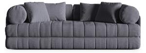 Tmavě šedá rozkládací pohovka z textilie bouclé 206 cm Kemi – Cosmopolitan Design