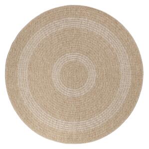 Ayyildiz, Kusový koberec Comilla 886 Beige kruh, 80x80 (průměr) kruh, béžová, chodba / předsíň