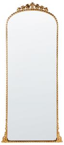 Kovové nástěnné zrcadlo 51 x 114 cm zlaté LIVRY