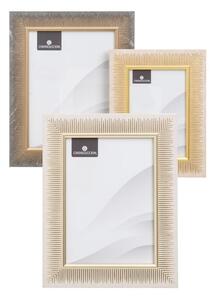 Plastové stojací/na zeď rámečky v hnědo-přírodní barvě v sadě 3 ks 19x24 cm – Casa Selección