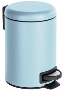 Kovový modrý koš na odpadky LEMAN, 3 l, WENKO