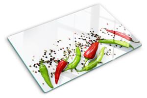Skleněné krájecí prkénko Paprika a pepř ddk-nr-wm-00006872