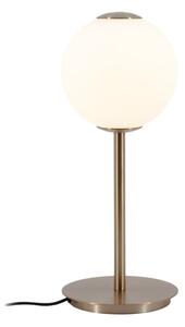 V mosazné barvě kovová LED stmívatelná stolní lampa se skleněným stínidlem (výška 37 cm) Audrey Table – UMAGE