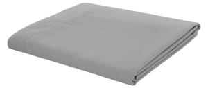Šedé perkálové prostěradlo 180x260 cm Easy Iron Percale – Catherine Lansfield