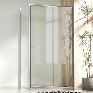 NICOL COMBI Chrom 90x70 čiré Sprchový kout s posuvnými dveřmi