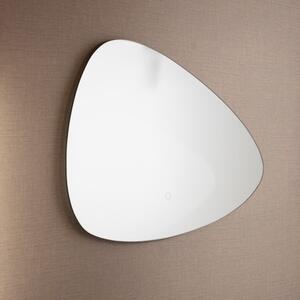 LED koupelnové zrcadlo s osvětlením ve tvaru trojúhelníku se zaoblenými rohy 716lm 3000+4000+6000K IP44, průhledné - Zuma Line LUSTRO D3005