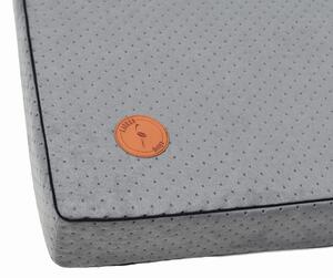 Lauren Design Ortopedická matrace pro psy Hector, šedá Velikost: M (70x60x8 cm)